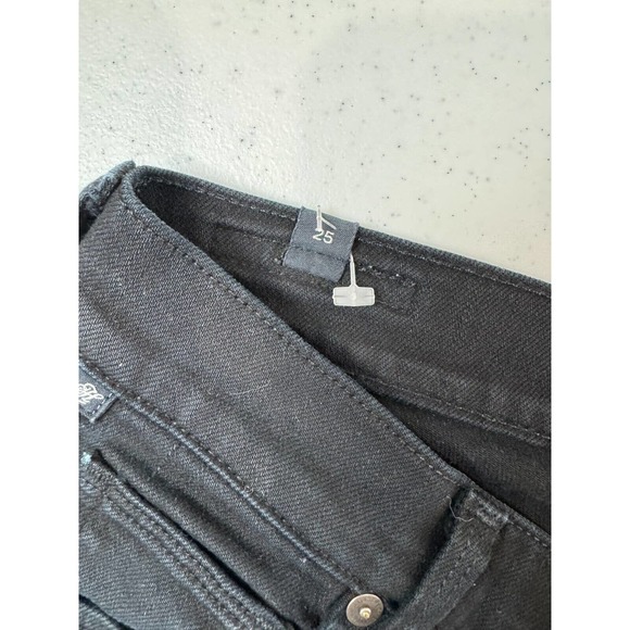 Citizen of Humanity Womens Phantom Skinny Jean Size 25 Black Crop Denim Low Rise - Picture 12 of 15